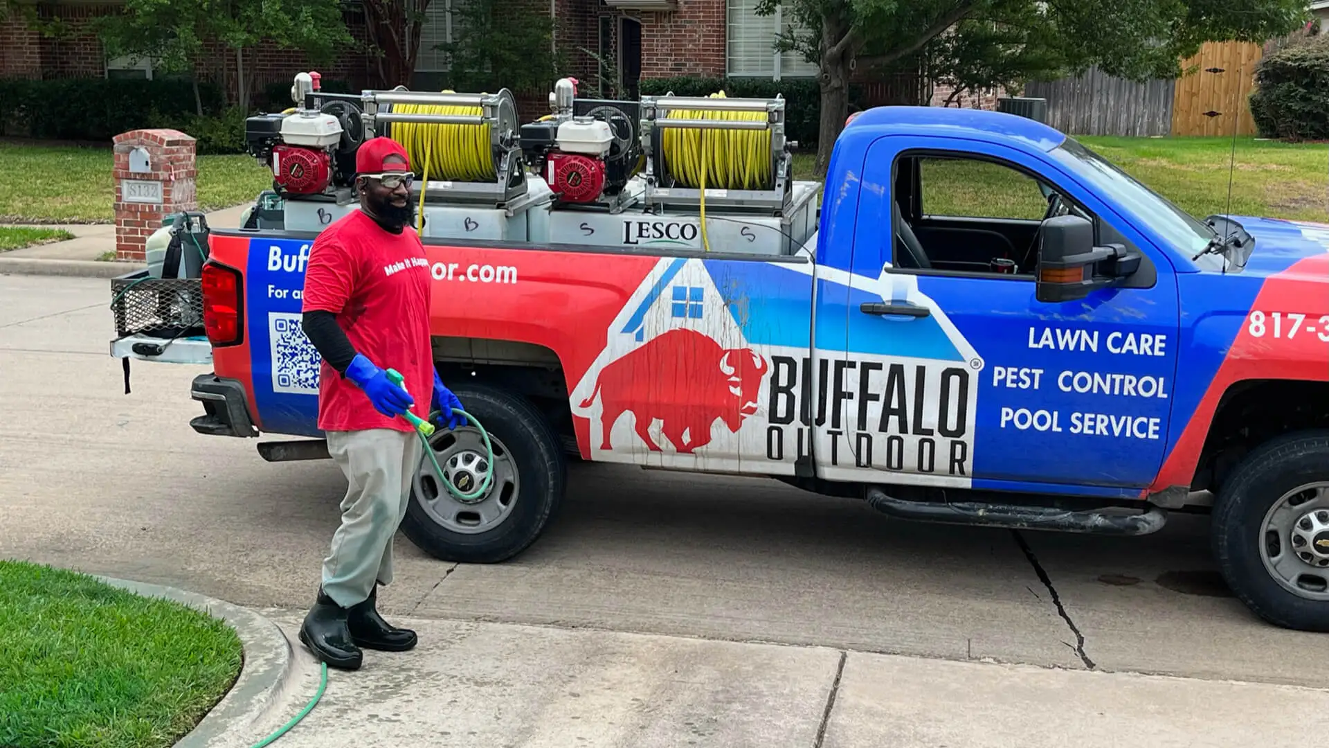 Buffalo Outdoor work truck in Saginaw, TX.