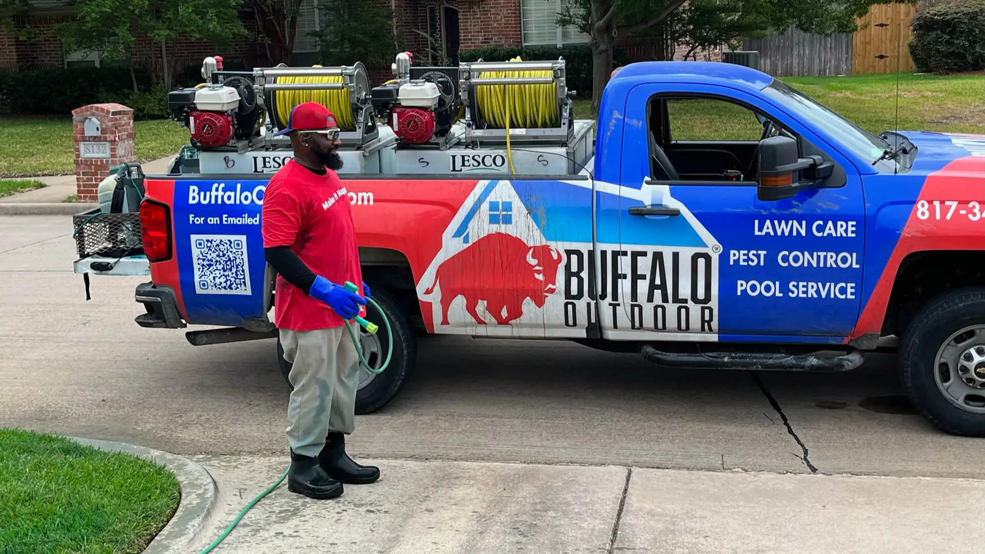 Buffalo Outdoor work truck in Keller, TX.
