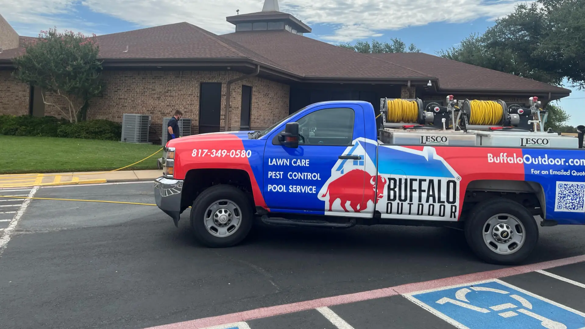 Buffalo Outdoor work truck in Saginaw, TX.